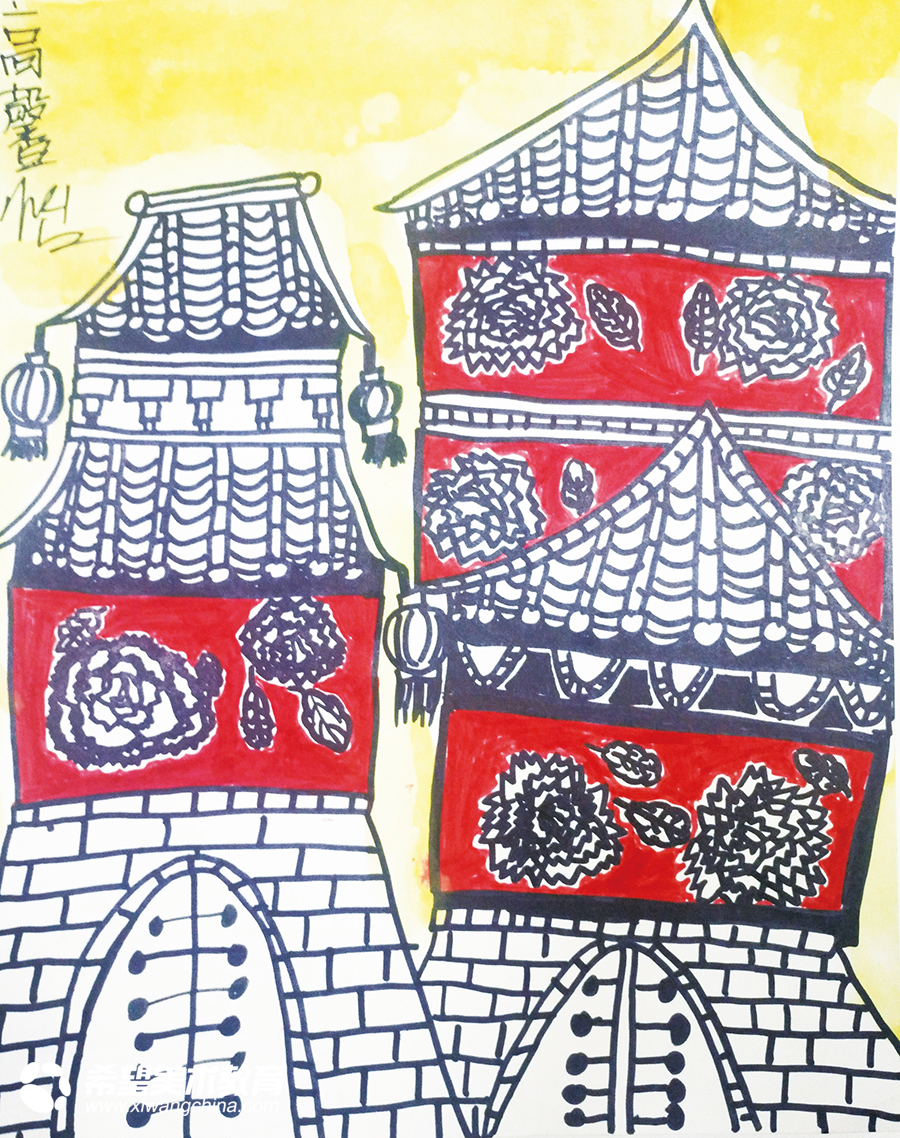 希望美术教育少儿美术作品