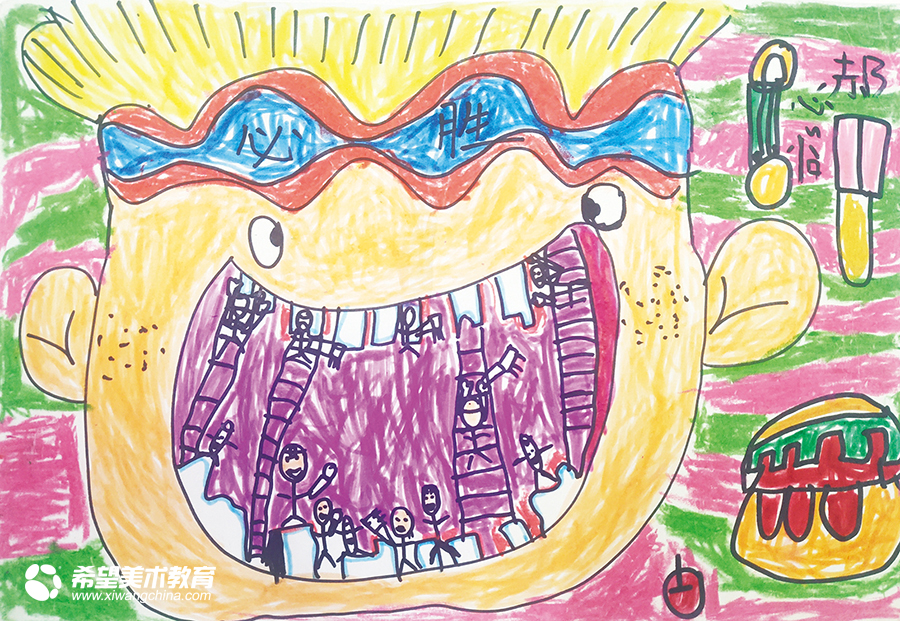 希望美术教育少儿美术作品