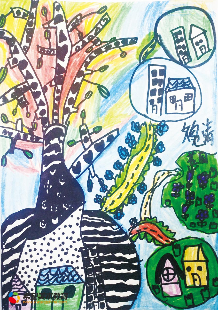 希望美术教育少儿美术作品