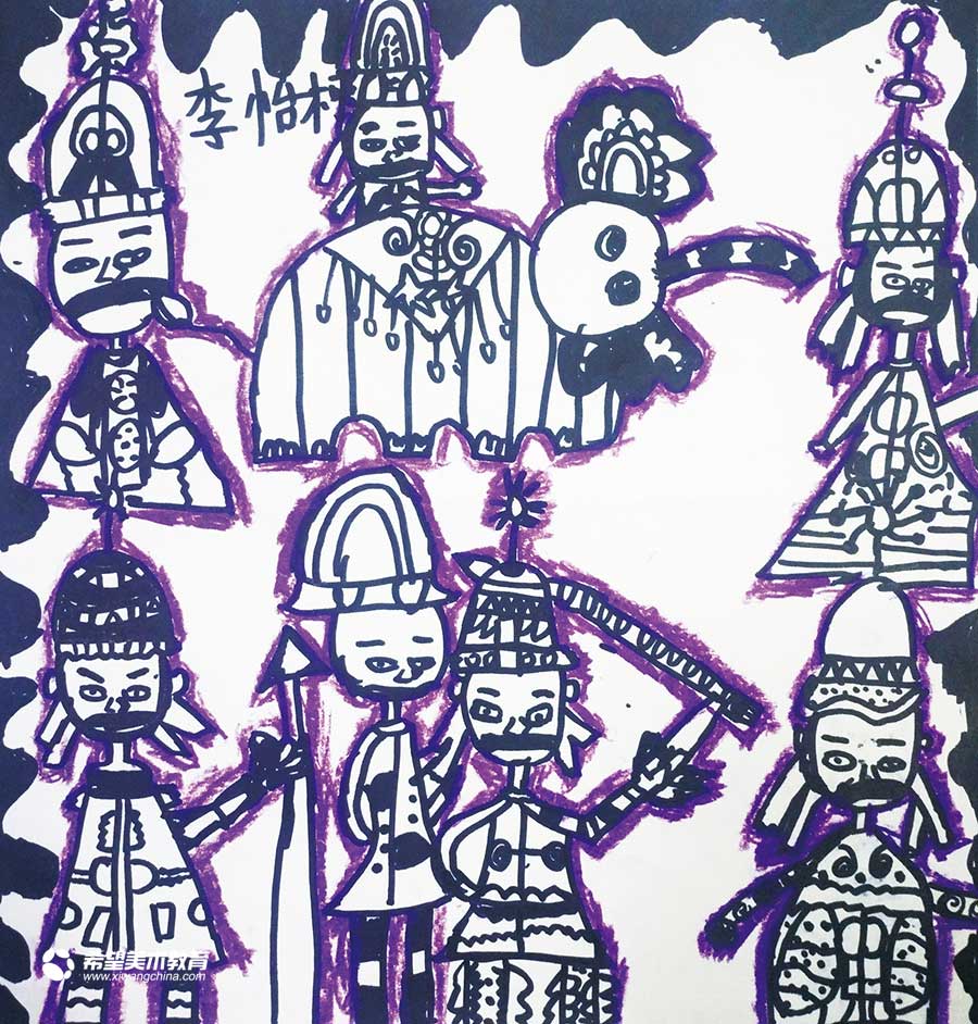 希望美术教育少儿美术作品