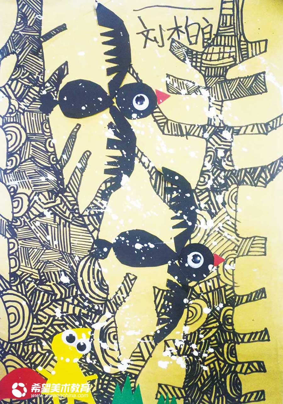 希望美术教育少儿美术作品