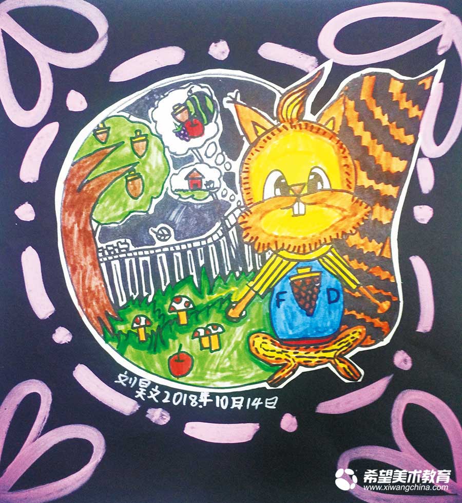 希望美术教育少儿美术作品