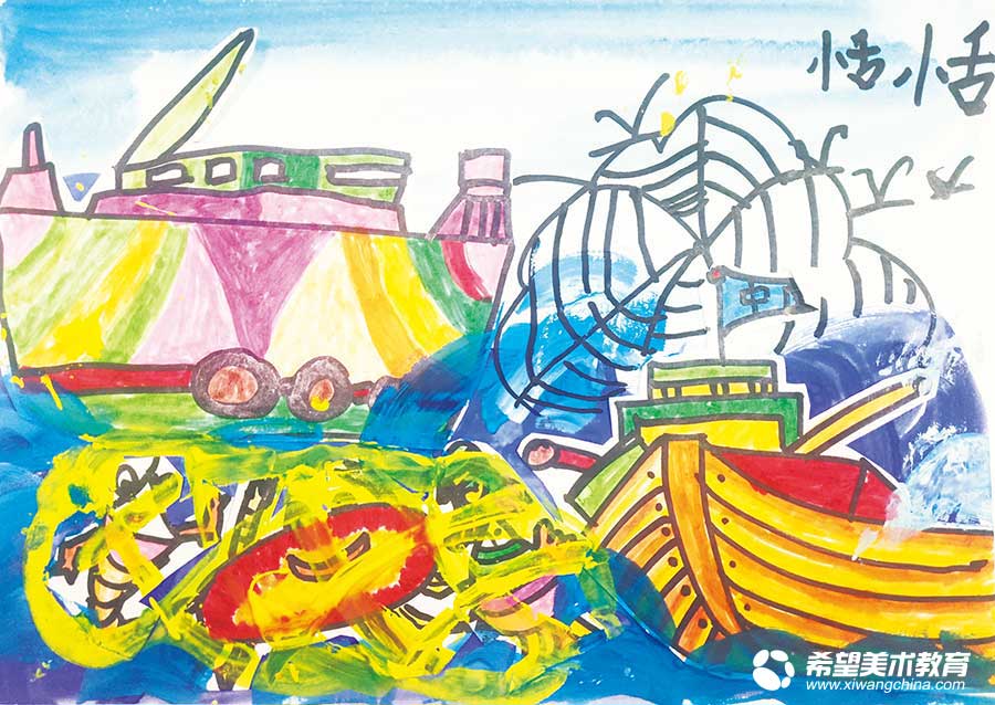 希望美术教育少儿美术作品