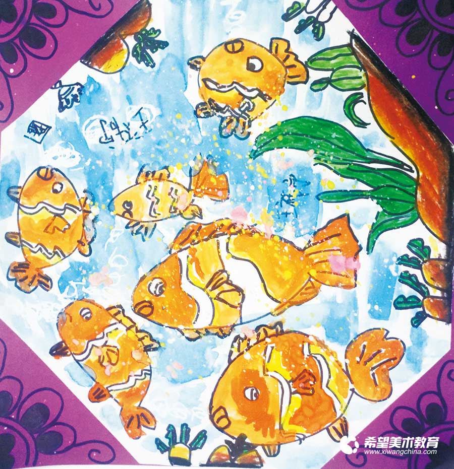 希望美术教育少儿美术作品 希望美术教育少儿美术作品