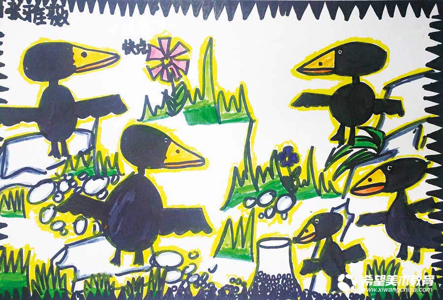 希望美术教育少儿美术作品