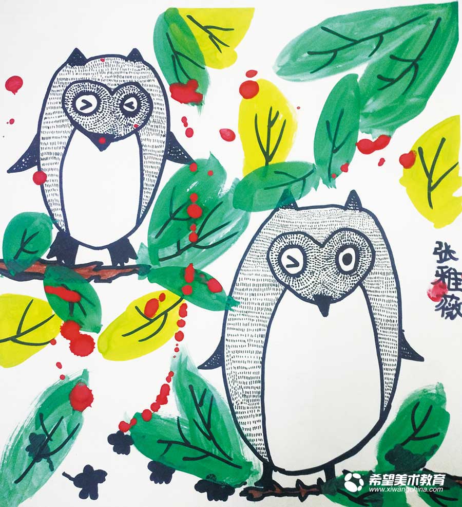 希望美术教育少儿美术作品