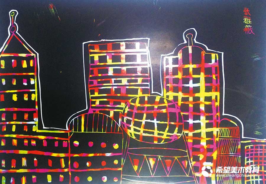 希望美术教育少儿美术作品