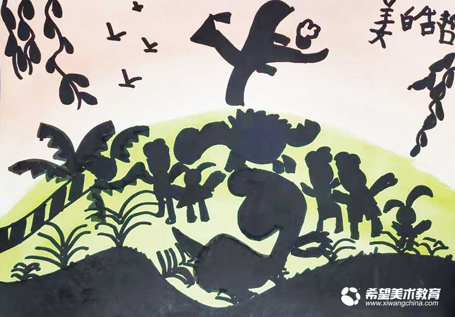 希望美术教育少儿美术作品