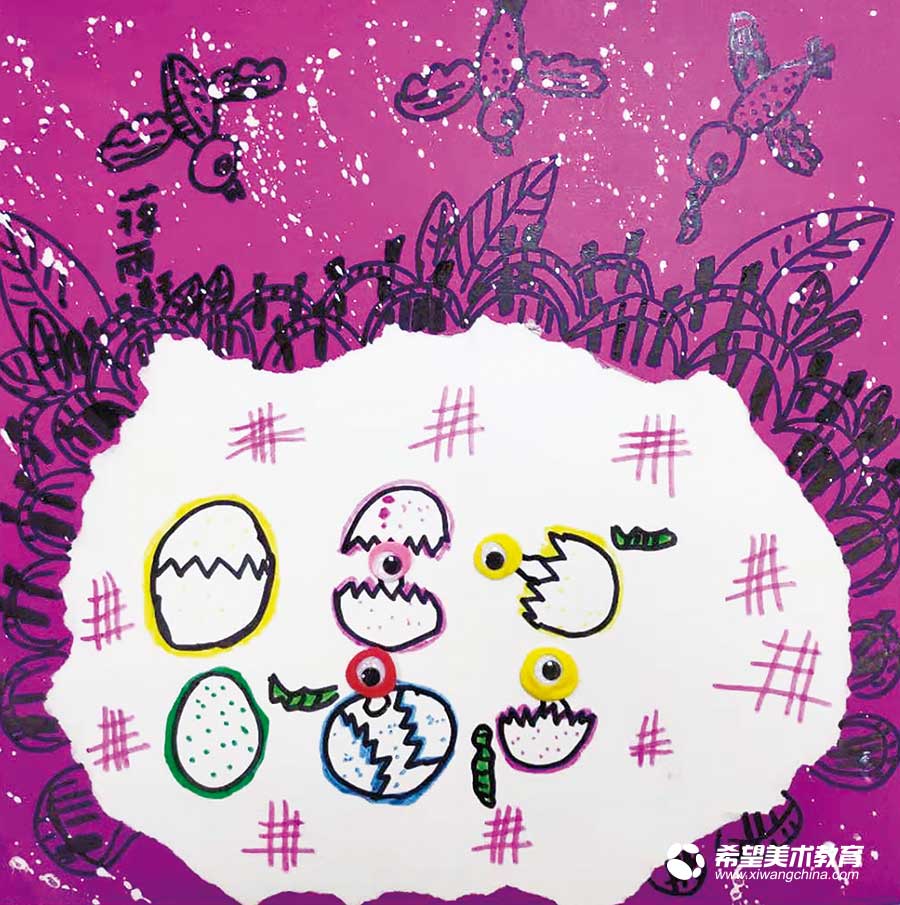 希望美术教育少儿美术作品