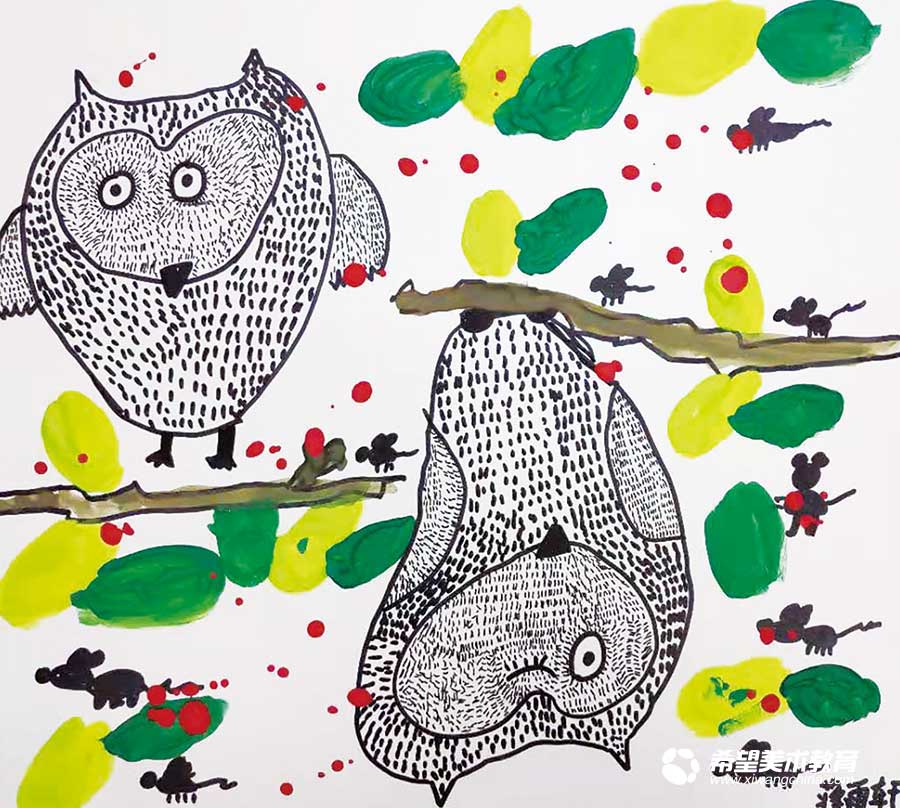 希望美术教育少儿美术作品