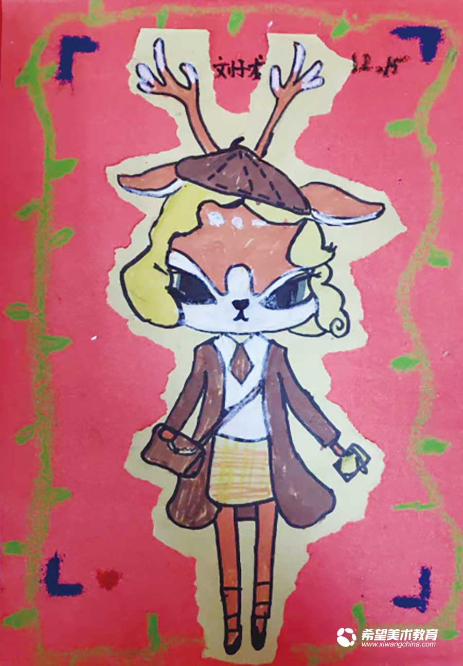 希望美术教育少儿美术作品