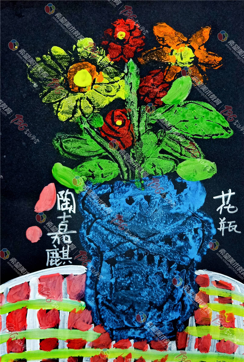 儿童美术绘画作品