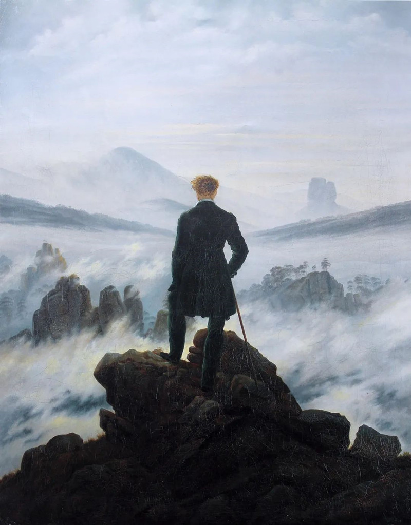 卡斯帕·大卫·弗里德里希世界名画《雾海上的漫游者》.jpg