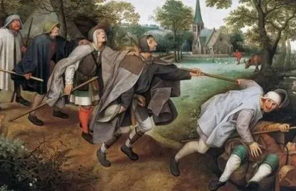 勃鲁盖尔-《盲人的寓言》希望美术教育