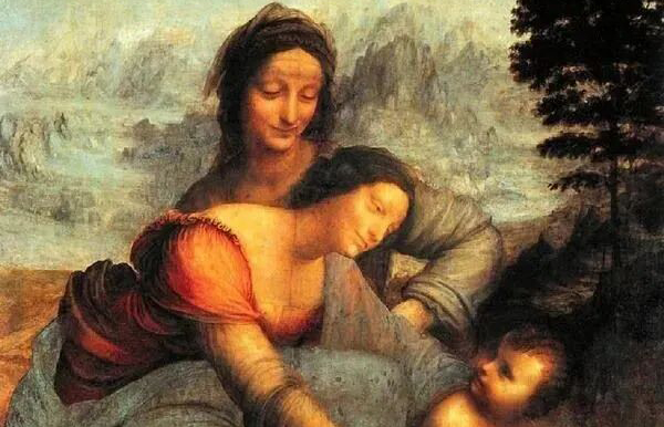 达芬奇—《圣母子与圣安娜》希望美术教育